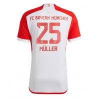 Moški Nogometni dresi Bayern Munich Thomas Muller #25 Domači 2023-24 Kratek Rokav